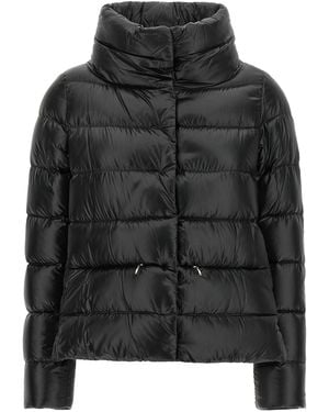 Herno Wide Neck Down Jacket - Black