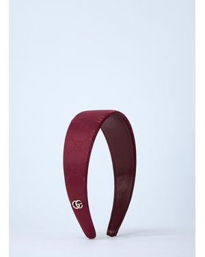 Gucci Gg Hair Band - Red