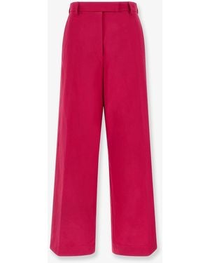 Dries Van Noten Penn Satin Pants - Red