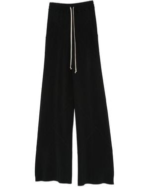 Rick Owens Wide-Leg Pants - Black