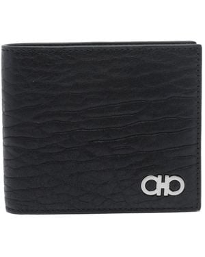Ferragamo Gancini Bifold Wallet - Black