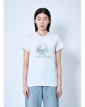 Saint Laurent Musical Festival Print T-Shirt - White