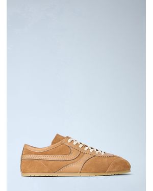Dries Van Noten Suede Panel Sneakers - Blue