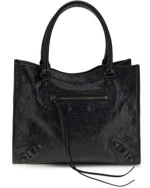 Balenciaga Le City Tote Mini Handbag - Black