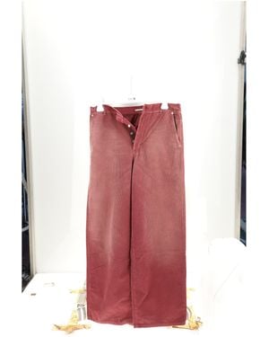 Dior Pants Velvet - Red