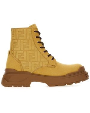 Fendi Shoes Boots - Natural