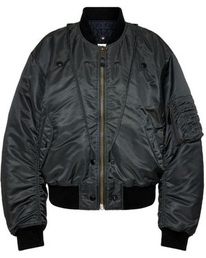 Maison Margiela Nylon Bomber Jacket - Black