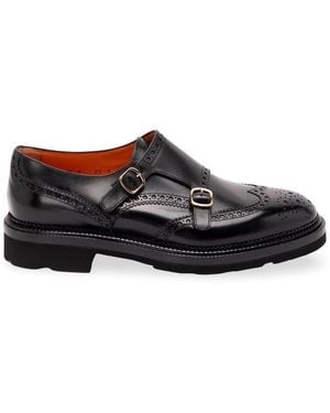Santoni 'Kalamabuck' Loafers - White