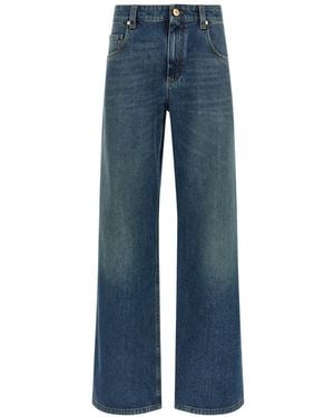 Brunello Cucinelli Denim Cotton Jeans - Blue