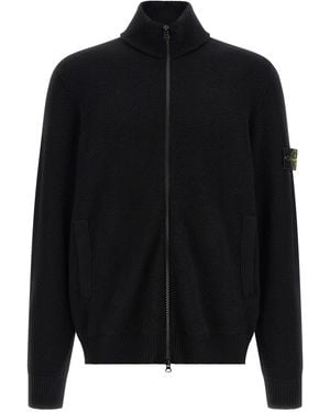 Stone Island 'Badge Cardigan - Black