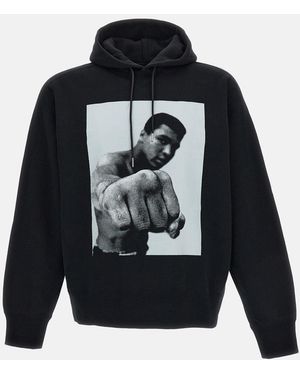Sacai Graphic Hoodie - Black