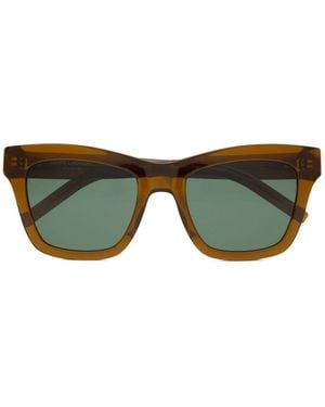 Saint Laurent Sl M156 Sunglasses - Green