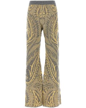 Etro Wide Pants - Natural