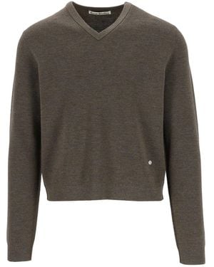 Acne Studios Merino Wool Sweater - Gray