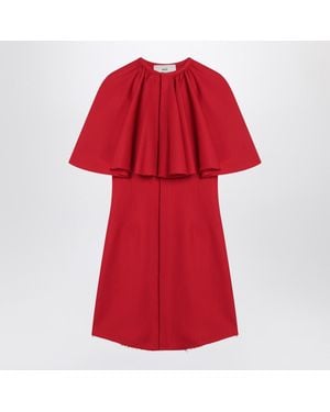 Ami Paris Mini Wool Dress - Red