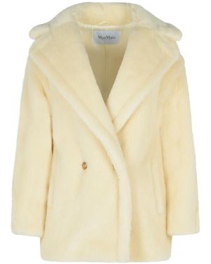 Max Mara Alpaca And Virgin Wool Jacket - Natural