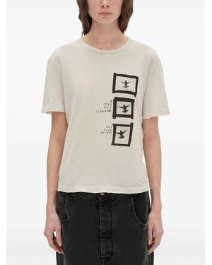 Ann Demeulemeester Neutrals Tops - Natural