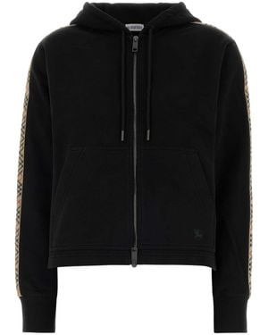Burberry Cotton Sweatshirt - Black