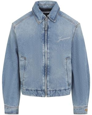 Jacquemus Tabac La Veste De-Nimes Canevas Jacket - Blue