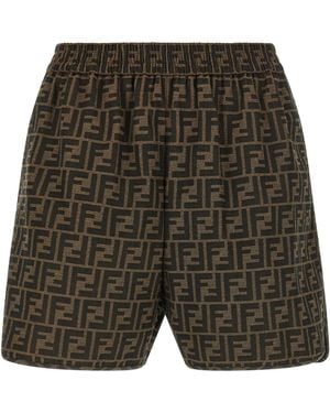 Fendi 'Ff' Shorts - Gray