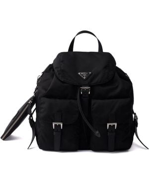 Prada Re-Nylon Medium Backpack - Black