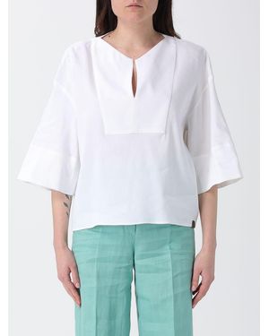 Max Mara Pure Linen And Viscose Blouse - White
