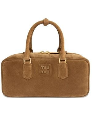 Miu Miu Clutch Bags - Brown