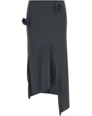 Coperni Polyamide Midi Skirt - Gray
