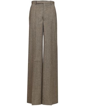 Rick Owens Wide Leg Pants - Natural