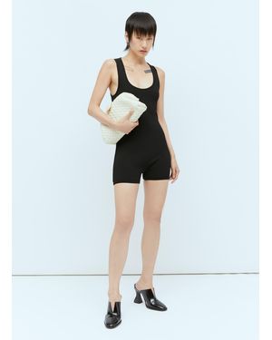 Bottega Veneta Textured Crepe Jumpsuit - White
