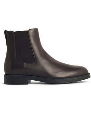 Tod's 'El. Formale' Leather Ankle Boots - Black
