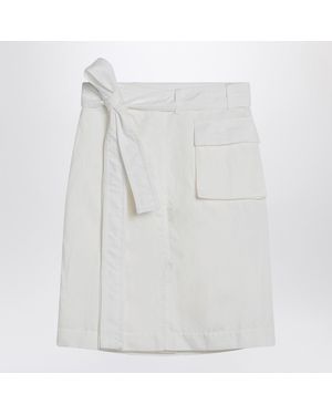 Ferragamo Wrap Skirt - White