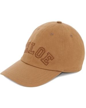 Chloé Chloé Logo Baseball Cap - Natural
