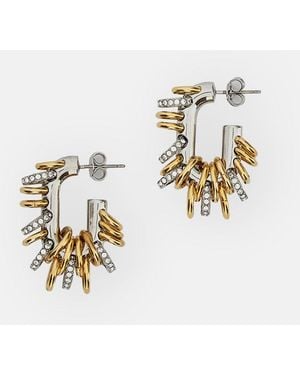 Rabanne Rabanne Small Punk Xl Link Earrings - Multicolor