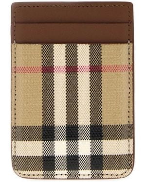 Burberry Printed Canvas Card Holder - Black