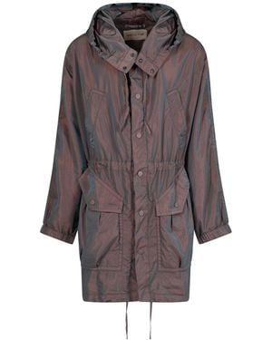 Dries Van Noten Voxer Parka Jacket - Gray