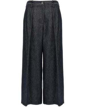 Brunello Cucinelli Cotton Casual Pants - Black