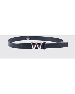 Weekend by Maxmara Leather Belt - White