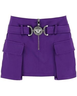Versace Duchesse Skirt - Purple