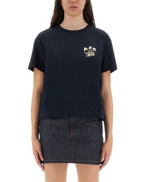 A.P.C. "Disco" T-Shirt - Blue
