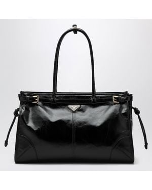 Prada Large Bonnie Bag - Black