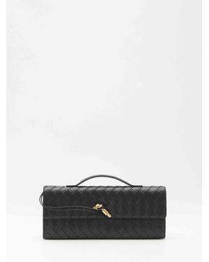 Bottega Veneta Andiamo Clutch - Black