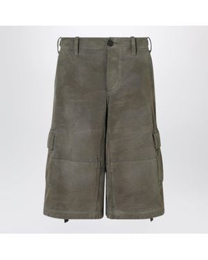 Fendi Cotton Shorts - Gray