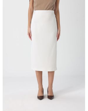 Max Mara Losanna Midi Skirt - White