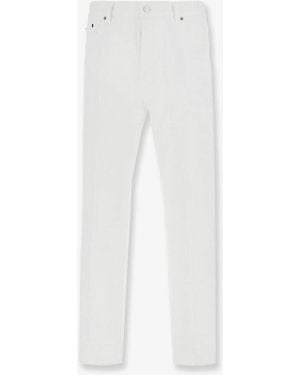 Celine Boyfriend Cotton Pants - White