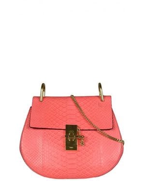 ChloÃƒÂ© Chloã£Â Drew Shoulder Bag - Red