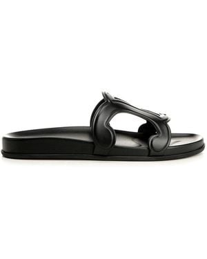 Celine Triomphe Slide - Black