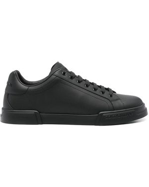 Dolce & Gabbana "Portofino" Sports Shoes - Black