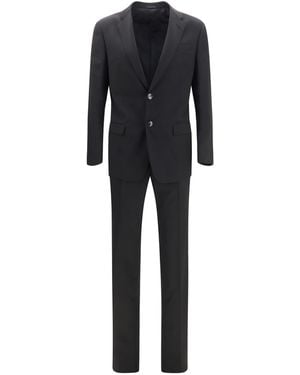 Giorgio Armani Linea Soft Virgin Wool Suit - Black