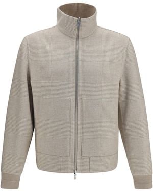 Brunello Cucinelli Double-Face Cashmere Jacket - Gray